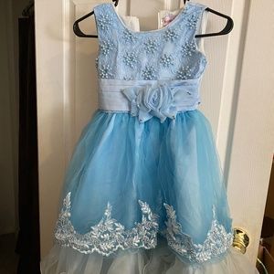 2 for $25!!! SOUTHERN DIVA SIZE 6 FLOWER GIRL DRESS WITH BROKEN ZIPPER LOT990